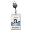 July Member-Exclusive Offer Save 10% off on One Item | Advantus 91129 2.68 in. x 5 in. Vertical Resealable Badge Holder Combo Pack with 30 in. Cord Badge Reel (10/Pack) image number 2