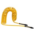 Presidents' Day Sale! Save $35 off $199! | Dewalt DXCM012-0242 1/4 in. MNPT 25 ft. Polyurethane Recoil Hose With Bend Restrictors image number 1