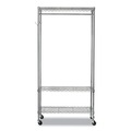 July Member-Exclusive Offer Save 10% off on One Item | Alera ALEGR364818SR 48 in. W x 18 in. D x 75 in. H 40 Garments Wire Shelving Garment Rack - Silver image number 1