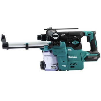 Makita GRH08ZW 40V Max XGT Brushless Lithium-Ion 1-3/16 in. Cordless AVT AWS Rotary Hammer with Dust Extractor (Tool Only)