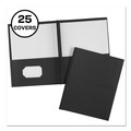 July Member-Exclusive Offer Save 10% off on One Item | Avery 47978 0.5 in. Capacity 11 in. x 8.5 in. Prong Fastener Two-Pocket Folder - Black (25/Box) image number 6