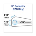 July Member-Exclusive Offer Save 10% off on One Item | Avery 79817 3 Locking One Touch EZD Rings 5 in. Capacity 11 in. x 8.5 in. Heavy-Duty View Binder with DuraHinge - Pacific Blue image number 3