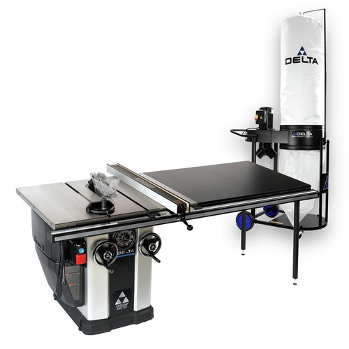 Table Saws | Delta 36-L352D 3 HP 52 in. Rip Capacity  Unisaw Table Saw with 1 HP Dust Collector image number 0