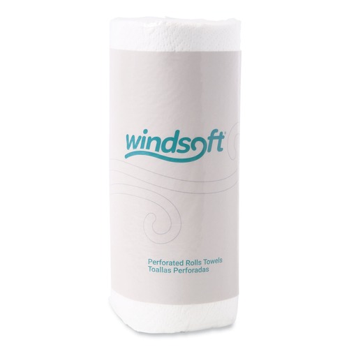  | Windsoft WIN1220RL 11 in. x 8.8 in. 2-Ply Kitchen Roll Towels - White (1 Roll) image number 0