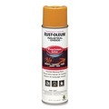 Paint | Rust-Oleum 203033 Industrial Choice M1800 System 17 oz. Aerosol Can Water-Based Precision Line Marking Paint - Gloss Yellow (12/Carton) image number 0