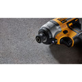 Dewalt DCF787C2 20V MAX Brushless Lithium-Ion 1/4 in. Cordless Impact Driver Kit with (2) 1.3 Ah Batteries image number 7
