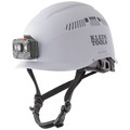 New Year New Savings! Save $25 off $150 | Klein Tools 60150 Vented-Class C Safety Helmet with Rechargeable Headlamp - White image number 0
