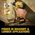Dewalt DCD771C2 20V MAX Brushed Lithium-Ion 1/2 in. Cordless Compact Drill Driver Kit with 2 Batteries (1.3 Ah) image number 6