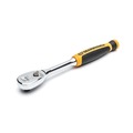 Ratcheting Wrenches | GearWrench 81007T 90-Tooth 1/4 in. Drive Cushion Grip Teardrop Ratchet image number 1