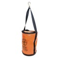 Cases and Bags | Klein Tools 5109CSV 12 in. Vinyl Utility Tool Bucket with Top Close and Swivel Snap image number 1
