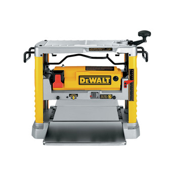 BENCH TOP PLANERS | Dewalt 120V 15 Amp Brushed 12-1/2 in. Corded Thickness Planer with Three Knife Cutter-Head - DW734