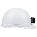 New Year New Savings! Save $25 off $150 | Klein Tools 60107RL Non-Vented Cap Style Hard Hat with Rechargeable Headlamp - White image number 7