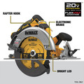 Dewalt DCS573B 20V MAX Brushless Lithium-Ion 7-1/4 in. Cordless Circular Saw with FLEXVOLT ADVANTAGE (Tool Only) image number 6