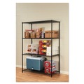July Member-Exclusive Offer Save 10% off on One Item | Alera ALESW504824BL 48 in. x 24 in. x 72 in. NSF Certified Industrial Four-Shelf Wire Shelving Kit - Black image number 6