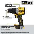 Combo Kits | Dewalt DCK449P2 20V MAX XR Brushless Lithium-Ion 4-Tool Combo Kit with (2) Batteries image number 2