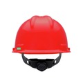 Hard Hats | MSA 475363 V-Gard Slotted Cap with Fas-Trac III Suspension - Red image number 2
