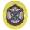 Hard Hats | MSA 10215832 V-Gard C1 Fas-Trac III Full Brim Vented Hard Hat - Yellow image number 6