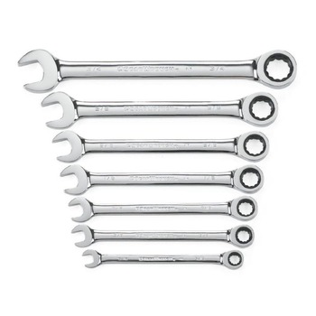 HAND TOOLS | GearWrench 7-Piece SAE Combination Ratcheting Wrench Set - 9317