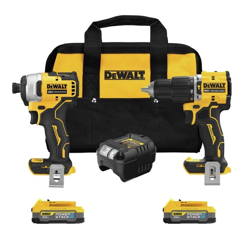 Combo Kits | Dewalt DCK226E2 20V MAX ATOMIC Brushless Lithium-Ion Cordless 2-Tool Combo Kit (1.7 Ah) image number 0