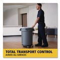 Customer Appreciation Sale! Save up to $60 on Select Tools | Rubbermaid Commercial FG264000BLA 18 in. x 6.63 in. 250 lbs. Capacity Brute Round Twist On/Off Dolly - Black image number 3