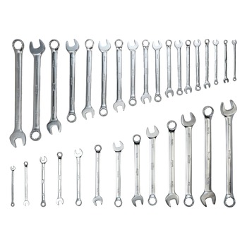 HAND TOOL SETS | Wiha Tools (31-Piece) SAE and Metric Combination Wrench Tray Set - 30492