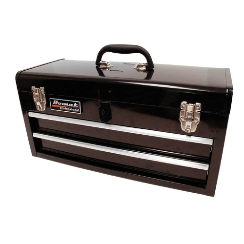 Tool Chests | Homak BK01022001 2-Drawer 20 in. Toolbox - Black image number 0