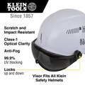 Presidents' Day Sale! Save $35 off $199! | Klein Tools VISORGRAY Safety Helmet Visor - Gray Tinted image number 8
