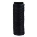  | Boardwalk BWKHOTBL8 Plastic Hot Cup Lids for 8 oz. Hot Cups - Black (1000/Carton) image number 1