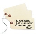 July Member-Exclusive Offer Save 10% off on One Item | Avery 12606 5.25 in. x 2.63 in. 11.5 pt Stock Double Wired Shipping Tags - Manila (1000/Box) image number 0