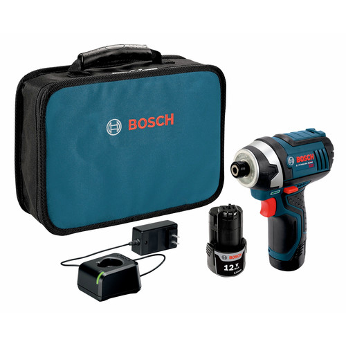 On Sale | Bosch PS41-2A 12V MAX Compact Lithium-Ion Cordless Impact Driver Kit (2 Ah) image number 0