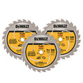 Circular Saw Blades | Dewalt DWAFV37243 7-1/4 in. Circular Saw Blade 3-Pack image number 0