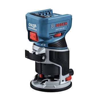 POWER TOOLS | Bosch 18V Brushless Lithium-Ion Cordless Colt Palm Router (Tool Only) - GKF18V-25N
