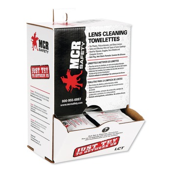 SAFETY EQUIPMENT | MCR Safety Lens Cleaning Towelettes (1000/Carton) - LCT