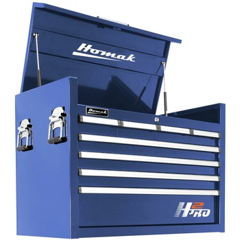 Homak 36 in. H2Pro Series 8-Drawer Top Chest - Blue - BL02036081