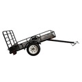 Utility Trailer | Detail K2 MMT4X6O 4 ft. x 6 ft. Powder-Coated Open Side Multi Purpose Utility Trailer - Black image number 3