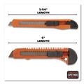 Knives | Great Neck 2SBK 9 mm/18 mm Knife Snap-Off Utility Knife Set - Orange/Black image number 1