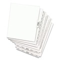 July Member-Exclusive Offer Save 10% off on One Item | Avery 01370 11 in. x 8.5 in. 26-Tab Exhibit A to Exhibit Z Avery Style Preprinted Legal Exhibit Side Tab Index Dividers - White (1-Set) image number 5