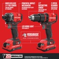 Clearance Center | Craftsman CMCK420D2 V20 Brushless Lithium-Ion Cordless 4-Tool Combo Kit with (2) 2 Ah Batteries image number 3