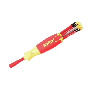 SCREWDRIVERS | Wiha Tools (7-Piece) Insulated SlimLine Slotted and Phillips Ultra-Driver Blade Set - 28393
