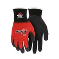Work Gloves | MCR Safety N96970L Ninja BNF Gloves - Large/Black/Red (1-Dozen) image number 0