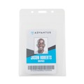 July Member-Exclusive Offer Save 10% off on One Item | Advantus 75604 3.5 in. x 5.13 in. Holder 3.13 in. x 4.5 in. Vertical Insert PVC-Free Badge Holders - Clear (50/Pack) image number 2