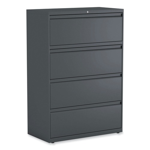 July Member-Exclusive Offer Save 10% off on One Item | Alera 25495 36 in. x 18.63 in. x 52.5 in. 4-Drawer Lateral File - Charcoal image number 0