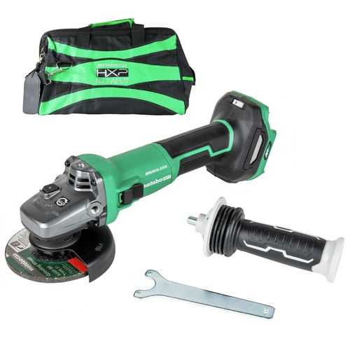 Clearance Center | Metabo HPT G3612DVEQ6M 36V MultiVolt Brushless Lithium-Ion 4-1/2 in. Cordless Slide Switch Angle Grinder (Tool Only) image number 0