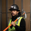  | Klein Tools 60347 Class C Vented Full Brim Hard Hat with Rechargeable Lamp - KARBN Pattern image number 12