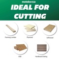 Circular Saw Blades | Metabo HPT 115757M 7-1/4 in. 24-Tooth Industrial PTFE Circular Saw Framing Blade image number 3