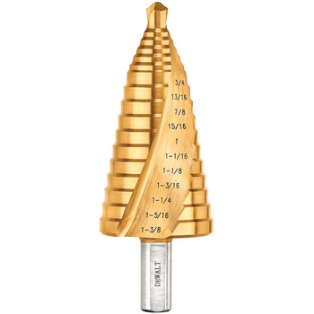 Dewalt 3/4 in. - 1-3/8 in. Step Drill Bit - DWA1787