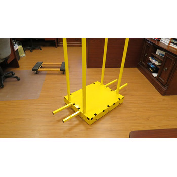 MATERIAL HANDLING | Saw Trax 1,000 lb. Capacity Yel-Low Safety Dolly - YSD