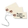 July Member-Exclusive Offer Save 10% off on One Item | Avery 12605 4.75 in. x 2.38 in. 11.5 pt Stock Double Wired Shipping Tags - Manila (1000/Box) image number 1