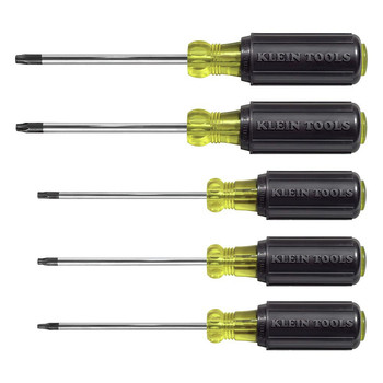 SCREWDRIVERS | Klein Tools 5-Piece TORX Cushion Grip Screwdriver Set - 19555