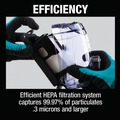 Rotary Hammers | Makita HR2663 8 Amp AVT HEPA Dust Extractor Corded 1 in. SDS-Plus Rotary Hammer With D-Handle image number 15